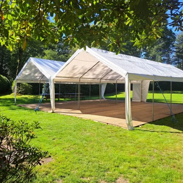 Partytent 10x10 (incl opzetten & afbreken)