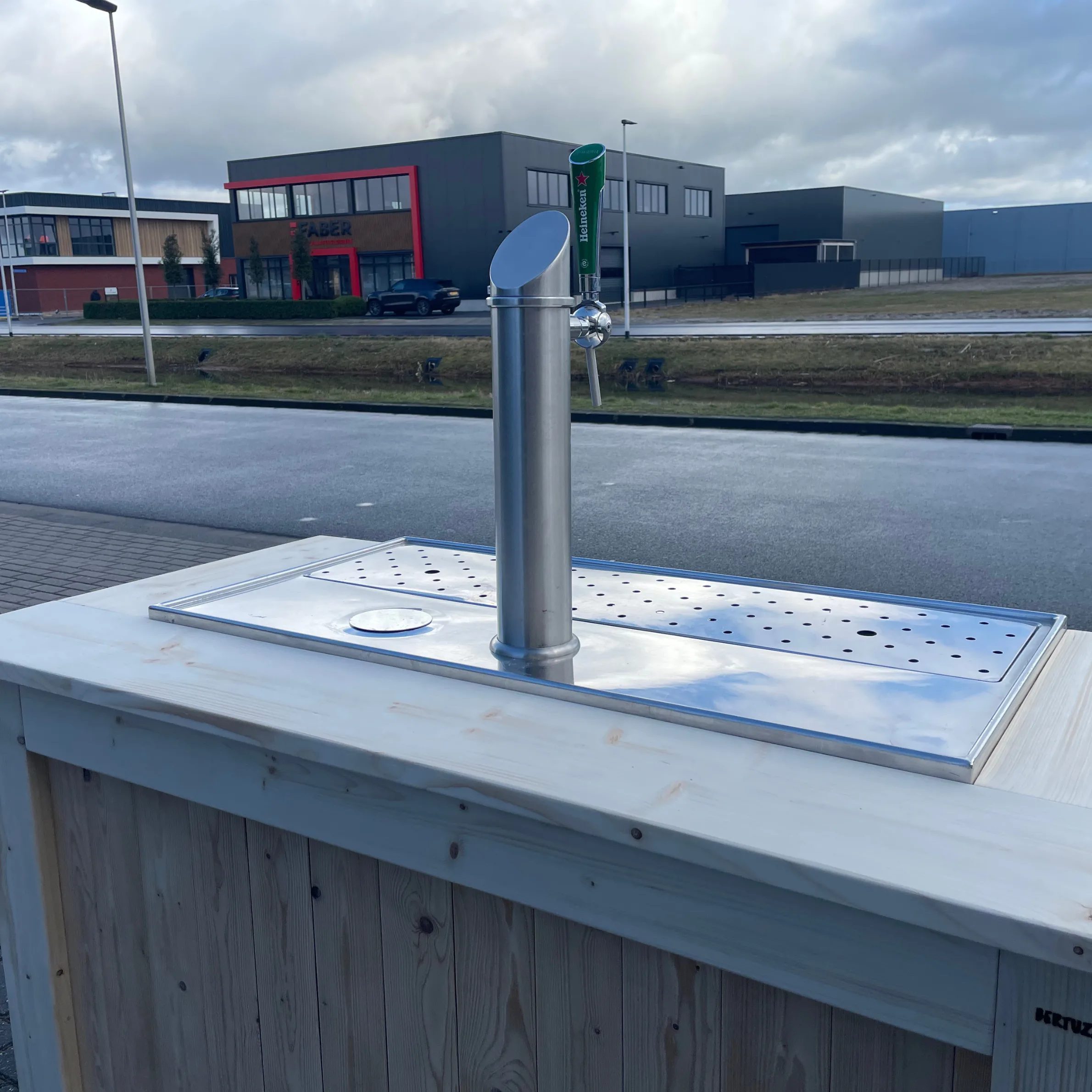 Biertap 1,4m fustenkoelkast 4x20ltr - Afbeelding 2